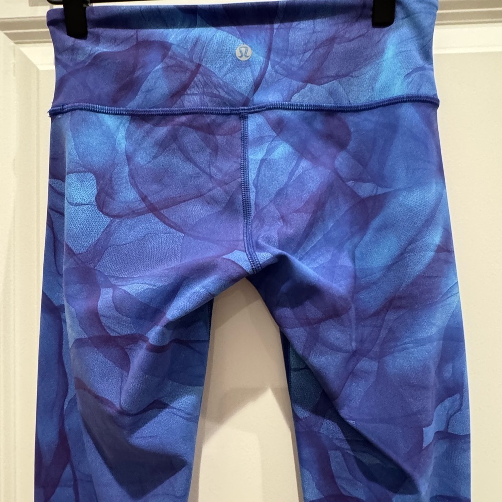 Lululemon Wunder Under Pant III Midnight Tulle Multi size 4 - Picture 15 of 16